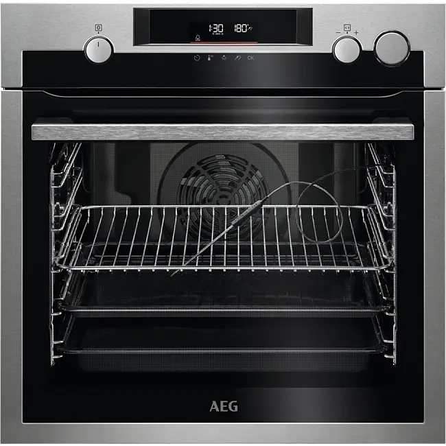 Horno multifunción AEG pirolitico, Función vapor - BPE577161M