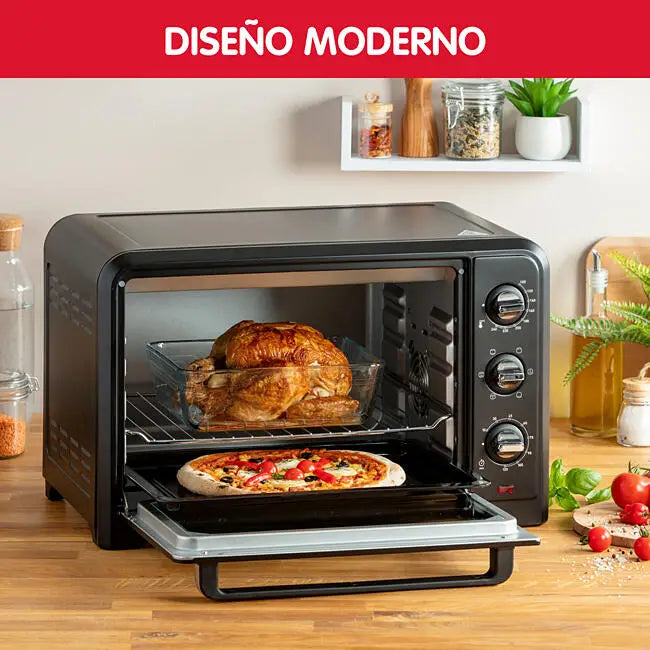 Horno sobremesa Moulinex 33 L, 6 funciones - OX4648