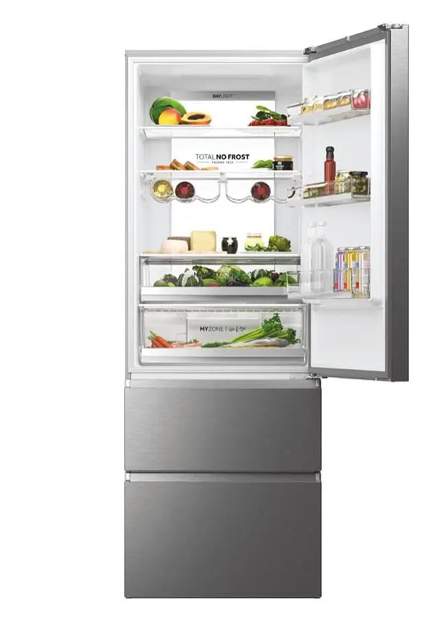 Frigorífico combi Haier Wifi, Total No Frost, 70 cm de ancho 3D 70 Series 7 - HTW7720DNMP