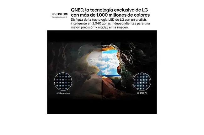 LG TV QNED AI 164cm (65") LG 65QNED80A6A, 4K Smart TV