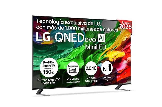 TV QNED evo MiniLED AI 164cm (65") LG 65QNED85A6C, 4K Smart TV