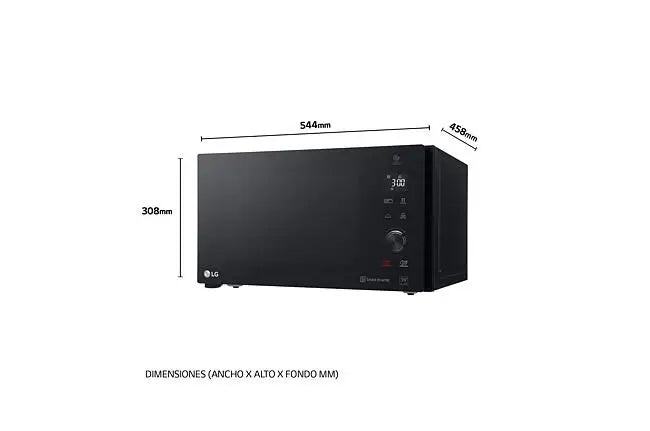 Microondas LG 32 litros, grill, 1.200w y Smart Inverter - MH7265DPS