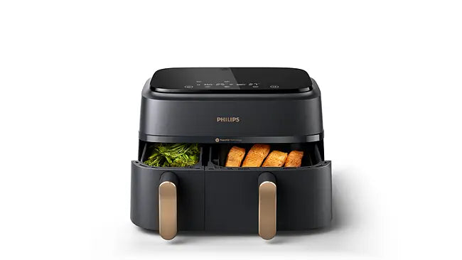 Freidora de aire Phjilips S3000 con doble cesta y 9 litros
