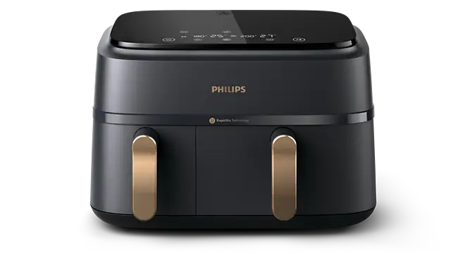 Freidora de aire Phjilips S3000 con doble cesta y 9 litros