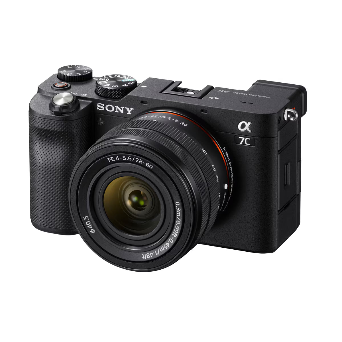 Sony Alpha 7C cámara Evil Full Frame con objetivo zoom de 28-60mm y sensor CMOS Exmor R de fotograma completo de 24,2 MP. Vídeos 4K(ILCE7CLB.CEC)